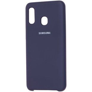 Защитный чехол для Samsung Galaxy A40 A405 Original Soft Case Темно-синий смотреть фото | belker.com.ua