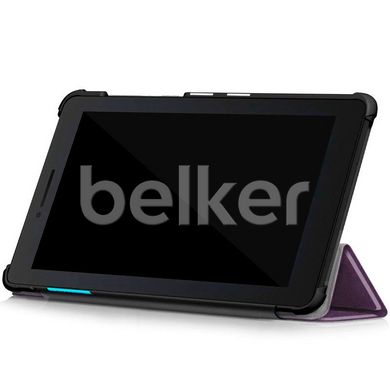 Чехол для Lenovo Tab E7 7.0 TB-7104 Moko кожаный Фиолетовый смотреть фото | belker.com.ua