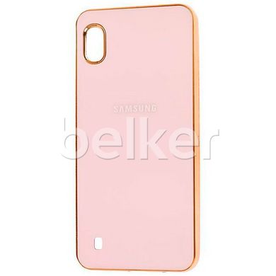 Чехол для Samsung Galaxy A10 2019 (A105) Soft glass case Золотой смотреть фото | belker.com.ua
