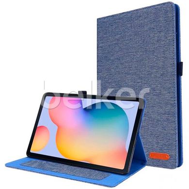 Чехол для Samsung Galaxy Tab S6 Lite 10.4 P610 Textile case Синий смотреть фото | belker.com.ua