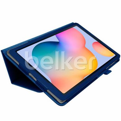 Чехол для Samsung Galaxy Tab S6 Lite 10.4 P610 ТТХ Кожаный Синий смотреть фото | belker.com.ua