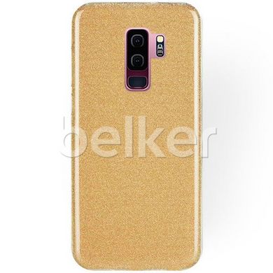 Силиконовый чехол для Samsung Galaxy S9 Plus G965 Remax Glitter Silicon Золотой смотреть фото | belker.com.ua
