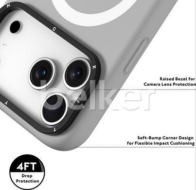 Чехол на iPhone 17 Pro Max Youngkit Cream Series with MagSafe Черный