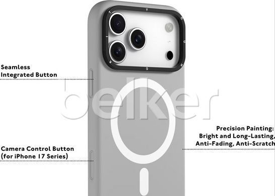 Чехол на iPhone 17 Pro Max Youngkit Cream Series with MagSafe Черный