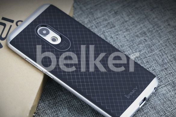 Противоударный чехол для Meizu Pro 6 iPaky Серебристый смотреть фото | belker.com.ua