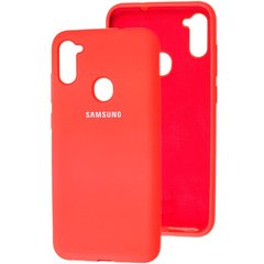 Чехол для Samsung Galaxy A11 (A115) Silicone Case Красный смотреть фото | belker.com.ua