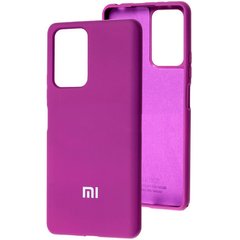 Оригинальный чехол для Xiaomi Redmi Note 10 Pro Full Soft case Фиолетовый