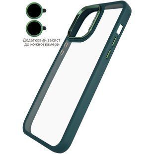 Чехол для iPhone 15 Casepro Metall bezel Зелёный смотреть фото | belker.com.ua