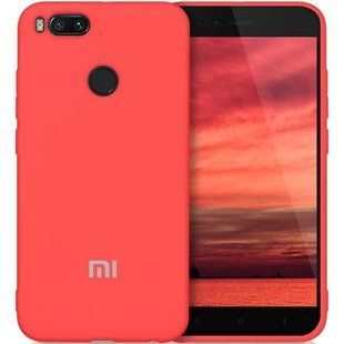 Чехол для Xiaomi Mi A1 Silicone Case оригинальный Красный смотреть фото | belker.com.ua