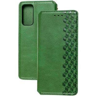 Чехол книжка для Samsung Galaxy S20 FE G780 Getman case Cubic Зелёный смотреть фото | belker.com.ua