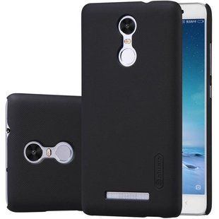 Пластиковый чехол для Xiaomi Redmi Note 3 Nillkin Frosted Shield Черный смотреть фото | belker.com.ua