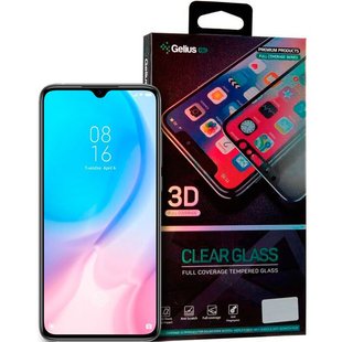 Защитное стекло для Xiaomi Mi 9 Lite Gelius 3D Черный смотреть фото | belker.com.ua