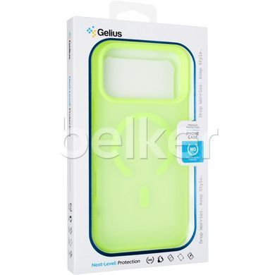 Чехол для iPhone 18 Pro Max Gelius AirLight (MagSafe) Салатовый
