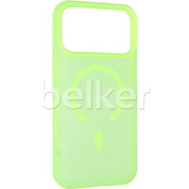 Чехол для iPhone 18 Pro Max Gelius AirLight (MagSafe) Салатовый