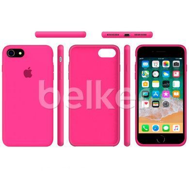 Чехол для iPhone 8 Silicone Case (replica) Малиновый смотреть фото | belker.com.ua