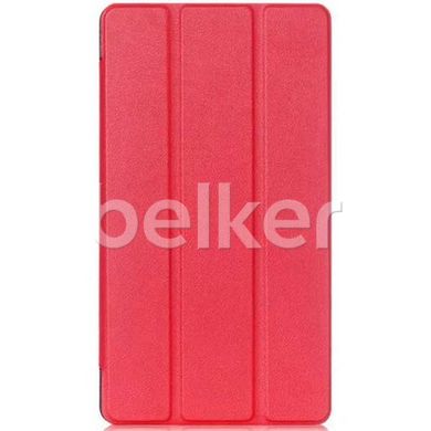 Чехол для Lenovo Tab 4 7.0 Essential TB-7304 Moko кожаный Красный смотреть фото | belker.com.ua