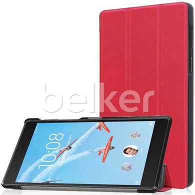 Чехол для Lenovo Tab 4 7.0 TB-7504 Moko кожаный Красный смотреть фото | belker.com.ua