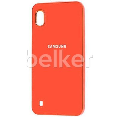 Чехол для Samsung Galaxy A10 2019 (A105) Soft glass case Коралловый смотреть фото | belker.com.ua