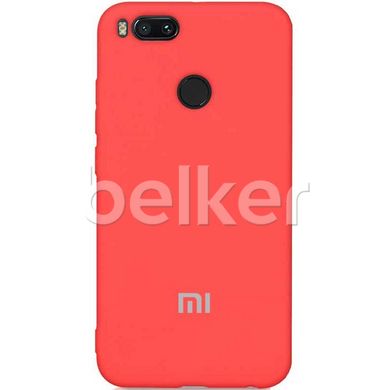 Чехол для Xiaomi Mi A1 Silicone Case оригинальный Красный смотреть фото | belker.com.ua