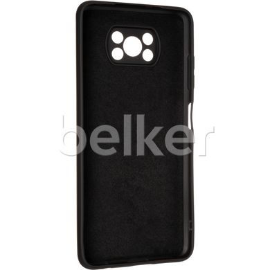 Чехол для Xiaomi Poco x3 Full Soft case Черный смотреть фото | belker.com.ua
