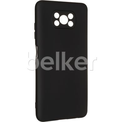 Чехол для Xiaomi Poco x3 Full Soft case Черный смотреть фото | belker.com.ua