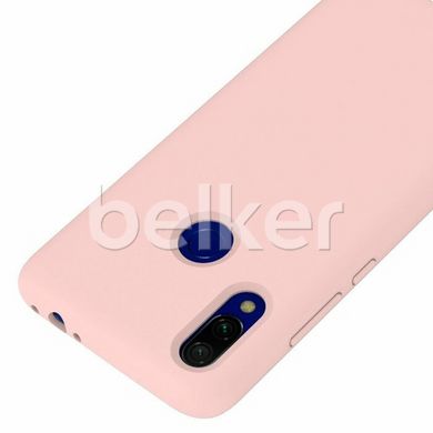 Оригинальный чехол для Xiaomi Redmi 7 Soft Silicone Case Розовый смотреть фото | belker.com.ua