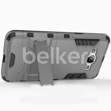 Противоударный чехол для Samsung Galaxy J2 Prime G532 Honor Hard Defence Тёмно-серый смотреть фото | belker.com.ua