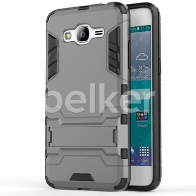 Противоударный чехол для Samsung Galaxy J2 Prime G532 Honor Hard Defence Тёмно-серый смотреть фото | belker.com.ua