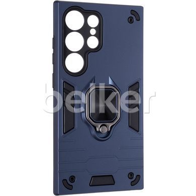 Противоударный чехол Samsung Galaxy S24 Ultra Gelius Hard Defence PC Series Синий