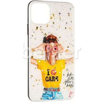 Силиконовый чехол для Samsung Galaxy A51 A515 Girls case Жёлтый смотреть фото | belker.com.ua