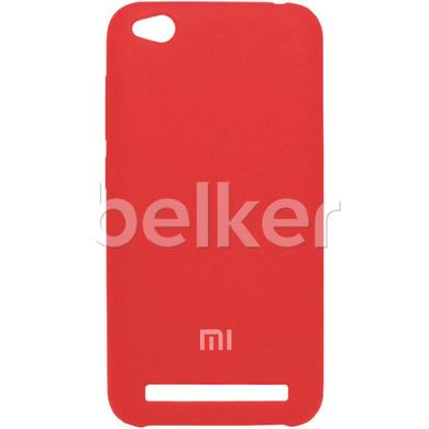 Защитный чехол для Xiaomi Redmi 5A Original Soft Case Красный смотреть фото | belker.com.ua
