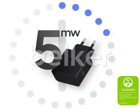 Зарядное устройство Samsung Compact Power Adapter 45W + кабель Type-C to Type-C (EP-T4511XBEGEU) Черное