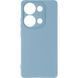 Чехол для Redmi Note 14s Full soft case Голубой