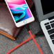 Силиконовый кабель для iPhone USB - Lightning Hoco X21 Оранжевый в магазине belker.com.ua
