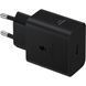 Зарядное устройство Samsung Compact Power Adapter 45W + кабель Type-C to Type-C (EP-T4511XBEGEU) Черный в магазине belker.com.ua