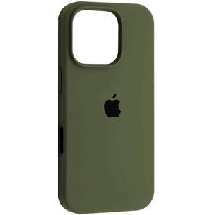 Чехол для iPhone 16 Pro Max Silicone Case (replica) Хаки