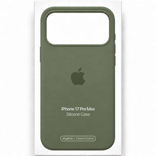 Чехол для iPhone 17 Pro Max Silicone Case with MagSafe (AAA) Мох
