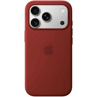 Чехол для iPhone 18 Pro Max Silicone Case (replica) Вишневый