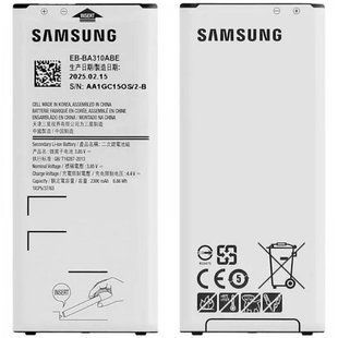 Оригинальный аккумулятор для Samsung A3 2016 A310 (EB-BA310ABE)