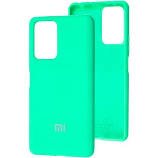 Оригинальный чехол для Xiaomi Redmi Note 10 Pro Full Soft case Мятный смотреть фото | belker.com.ua