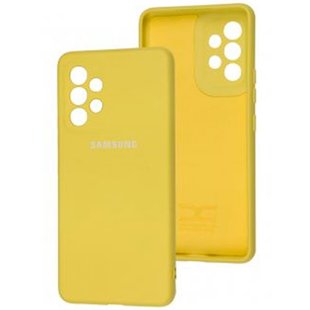 Оригинальный чехол для Samsung Galaxy A53 (A536) Silicone case Жёлтый смотреть фото | belker.com.ua