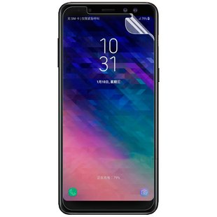 Противоударная TPU пленка Samsung Galaxy A8 Plus (A730) Прозрачный смотреть фото | belker.com.ua