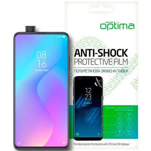 Противоударная TPU пленка Xiaomi Mi 9T Optima Anti-Shock Прозрачный смотреть фото | belker.com.ua