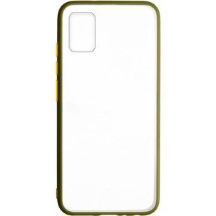 Противоударный чехол для Samsung Galaxy A51 (A515) Gelius Bumper case Черный Зелёный смотреть фото | belker.com.ua