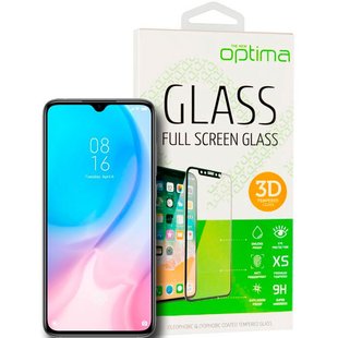 Защитное стекло для Xiaomi Mi 9 Lite Optima 3D Черный смотреть фото | belker.com.ua