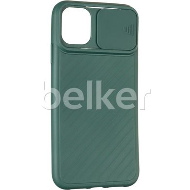 Чехол для iPhone 11 Carbon Camera Air Case Зелёный смотреть фото | belker.com.ua