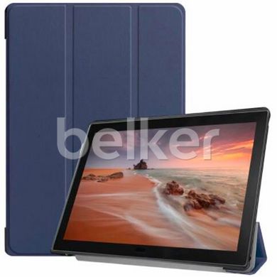 Чехол для Lenovo Tab E10 10.1 x104 Moko кожаный Темно-синий смотреть фото | belker.com.ua