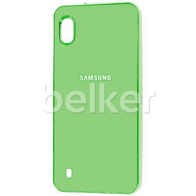 Чехол для Samsung Galaxy A10 2019 (A105) Soft glass case Салатовый смотреть фото | belker.com.ua