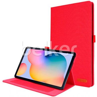 Чехол для Samsung Galaxy Tab S6 Lite 10.4 P610 Textile case Красный смотреть фото | belker.com.ua
