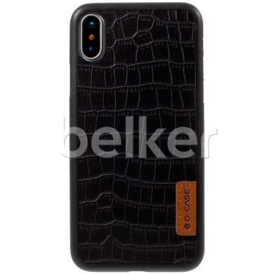 Противоударный чехол для iPhone Xs G-Case Крокодиловый смотреть фото | belker.com.ua